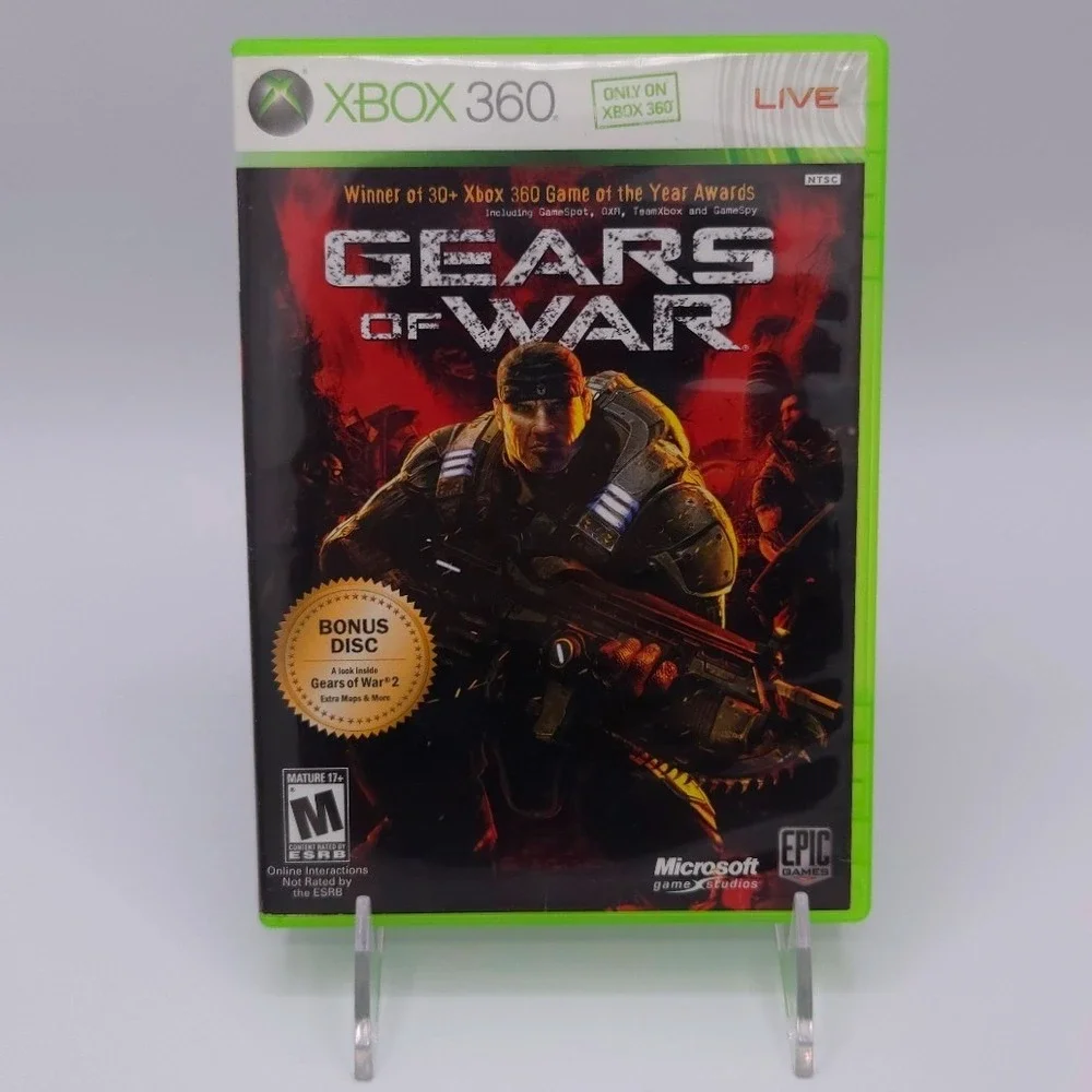Gears of War - Bonus Edition - Microsoft Xbox 360 - CIB - Complete - Tested
